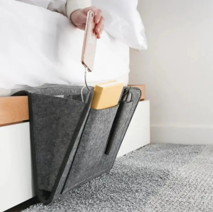 Bedside Storage Organizer with Pocket for Sofa and Mattress VibelyDrop