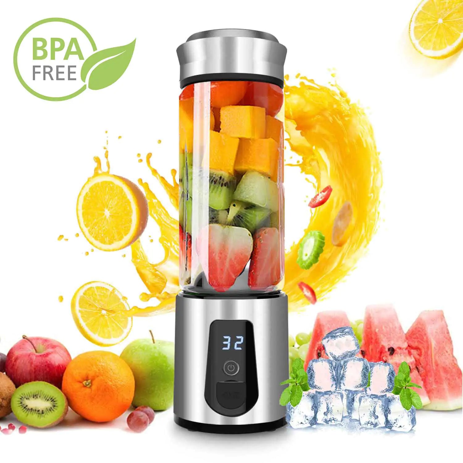 JuiceUp N Go Quick Portable Juicer And Smoothie Blender VibelyDrop