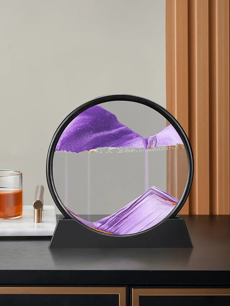 3D Moving Sand Art Hourglass for Home Decor Gift VibelyDrop