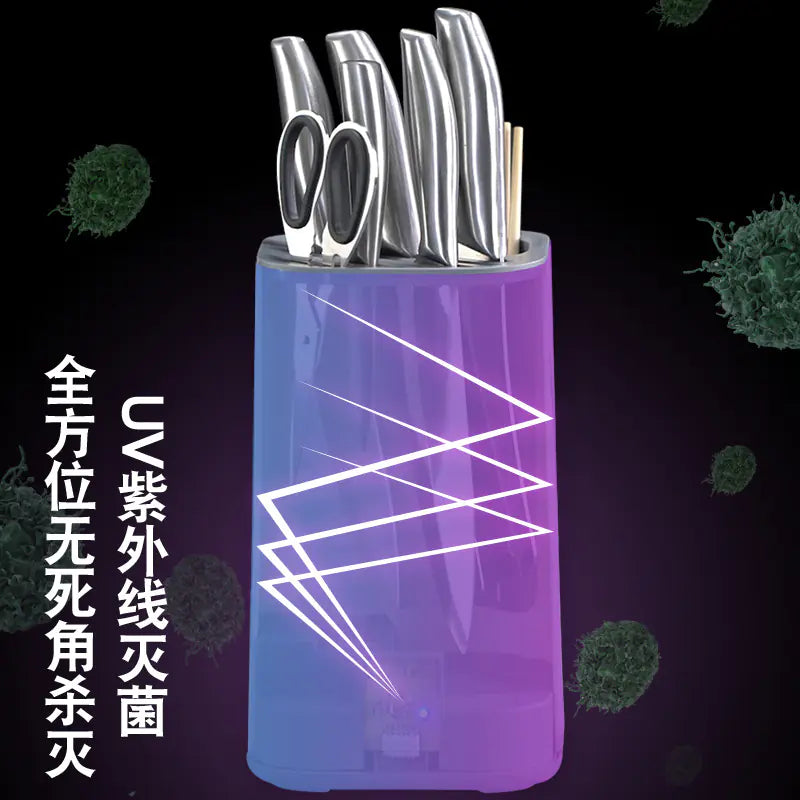 Smart UV Sterilizer Knife Holder for Kitchen Tools VibelyDrop Ultraviolet sterilization