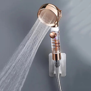 Three-Speed Turbo-Rod Pressurized Shower Head VibelyDrop