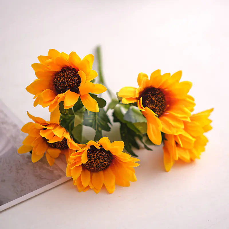 Creative Desktop Flower Arrangement Vase for Home Decor VibelyDrop Yuanbao Flower-Yellow