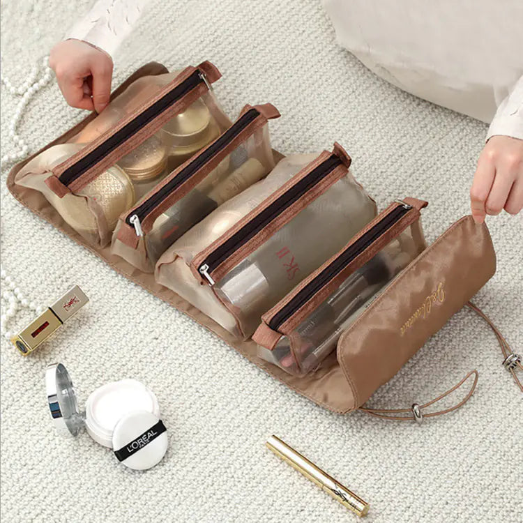 Upgraded Large Capacity Portable Cosmetic Storage Bag VibelyDrop