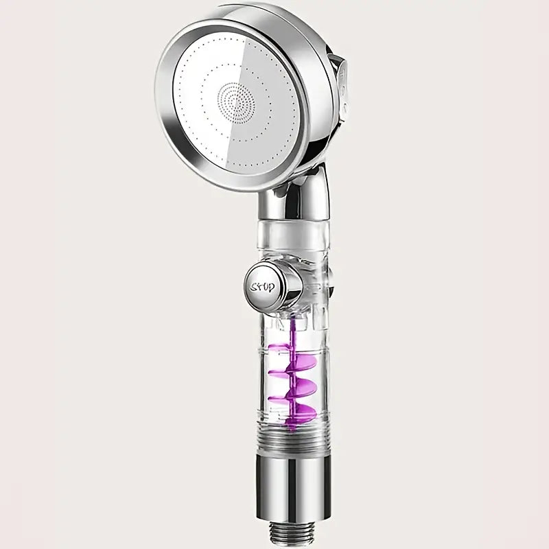 Three-Speed Turbo-Rod Pressurized Shower Head VibelyDrop