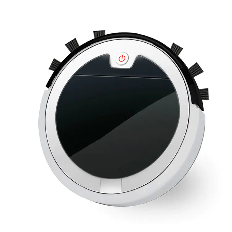 Smart Home Remote Control Robotic Vacuum Cleaner VibelyDrop White