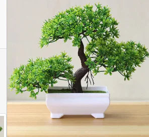Decorative Artificial Bonsai Plant VibelyDrop New Green