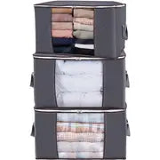 3pcs Quilt Dust Storage Bags for Home Organization VibelyDrop Gray - 1Pcs 50*36*50cm