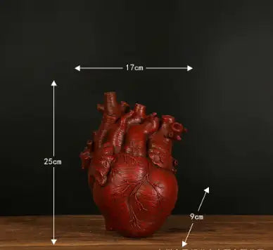 Shape Flower Vase Nordic Style Flower Pot Art Vases Sculpture Desktop Plant Pot For Home Decor Ornament Gifts VibelyDrop Red Big