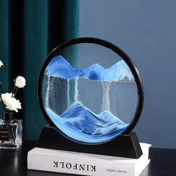 3D Moving Sand Art Hourglass for Home Decor Gift VibelyDrop