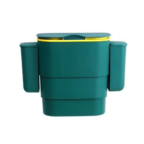 Retractable Wall-Mounted Trash Can with Lid VibelyDrop